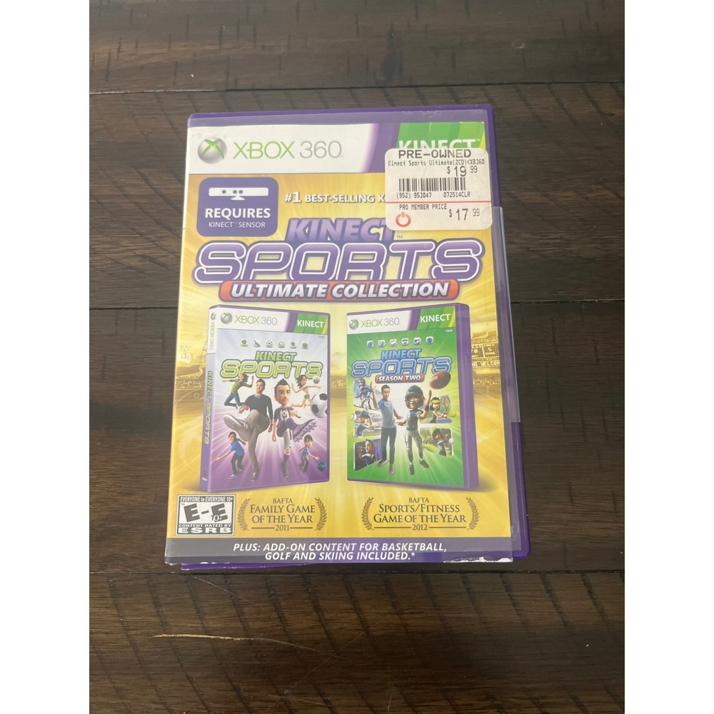 Kinect Sports Ultimate Collection Xbox 360 2-Disc Set Kinect Required Bundle